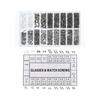 18-in-1 Glasses Repair Screw Kit | Precision Nose Pads, Spacer Caps & Frameless Screws For Eyeglass Adjustments & Maint