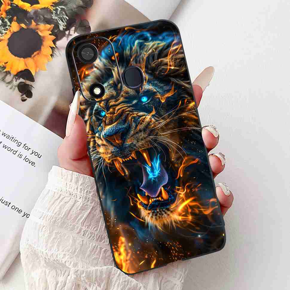 Fashion Butterfly For Itel A27 A27 Case Soft TPU Silicone Black Cover For Itel A27 ITEL P17 Luxury Flower Protective Casing Bags