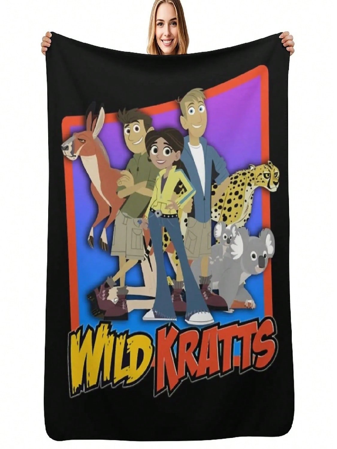 

Wild Kratts Team Classic T-Shirt 75X95CM сірий колір