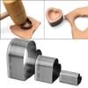 3pcs DIY Leather Craft Cutter Set Knife Mold Die Template Cutting Punching Tool (Heart)
