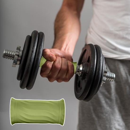 1/2Pcs Angled Barbell Grips Anti-Slip Ergonomic Weightlifting Handles Reduce Joint Stress Bench Press Biceps Triceps Arm Training Dumbbell Grip