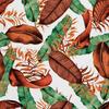 Tissus Décoratifs Extérieurs Oxford - Motif Feuilles de Bananier I Dx357