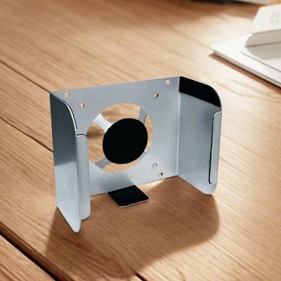 Yousheng Mini 4 Bracket Wall Mount Under Desk Mini 4 Holder with Anti-Slip Padding Behind The Monitor Holder for Mac Mini4
