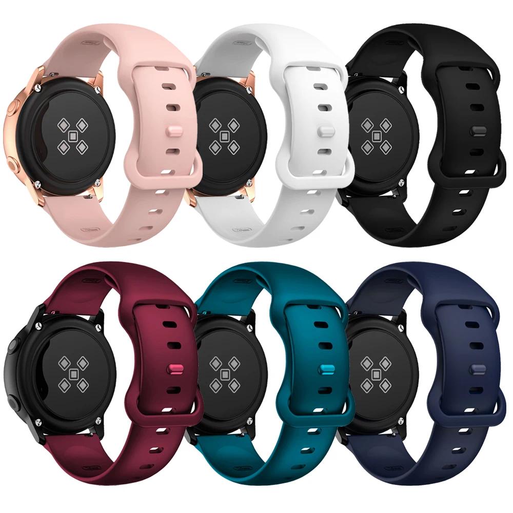 רצועת סיליקון ספורטיבית 20 מ"מ 22 מ"מ עבור Garmin Band Vivoactive 5 Venu 3 2 Sq Plus צמיד Forerunner 265 255 245 165 645 רצועת מוזיקה