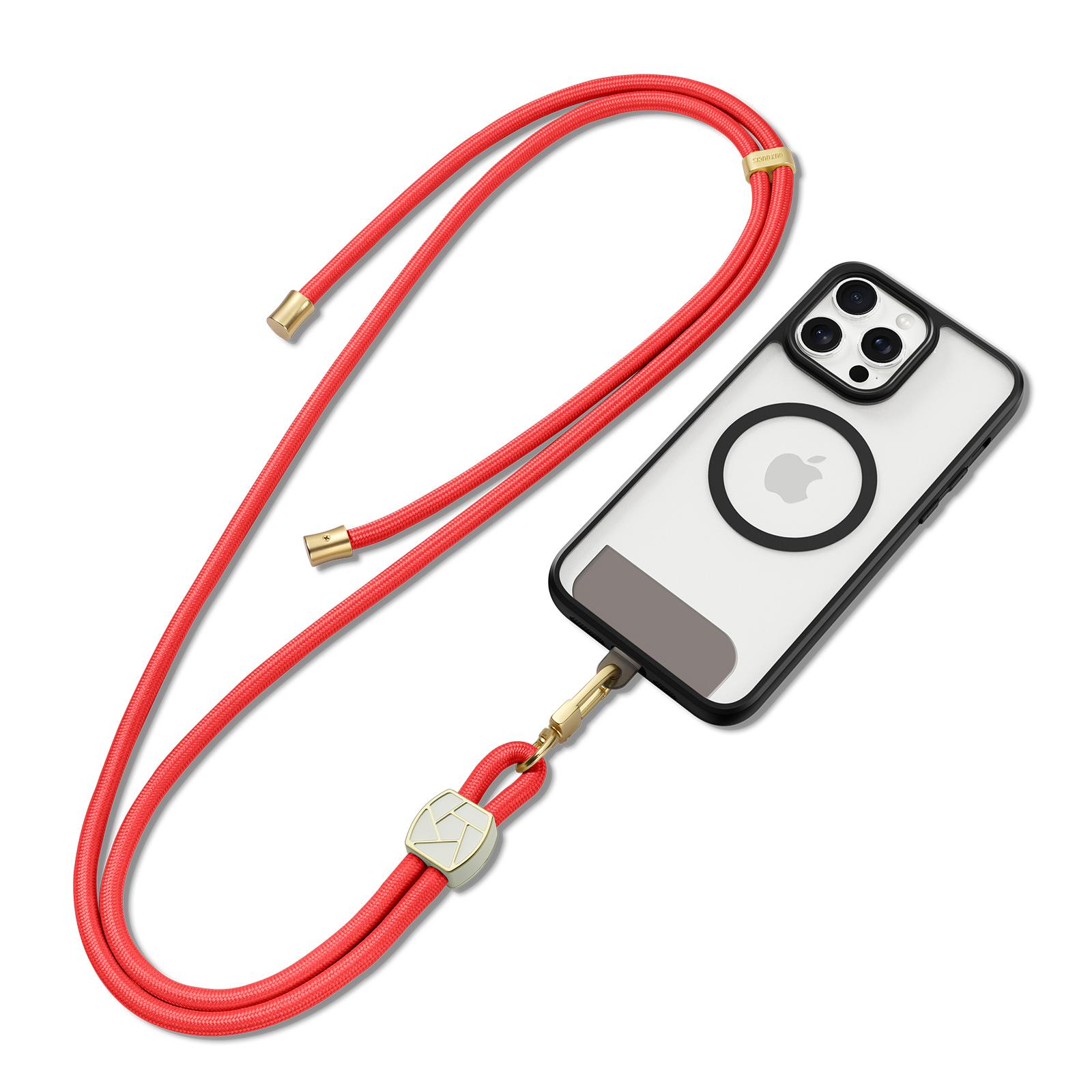 DUX DUCIS Garden Series Phone Lanyard Adjustable Neck Strap with Ice Crack Pattern C