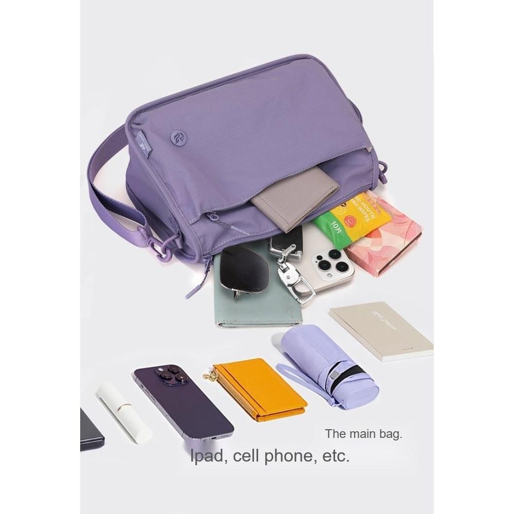 Women Large Capacity Oxford Crossbody Bag with Adjustable Strap for Daily Commute