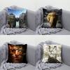 D-DreamS Band T-TheaterS Pillow Case Print Polyester Fiber 40X40 Cm Home Sofa Throw Cushion Cover Decoration