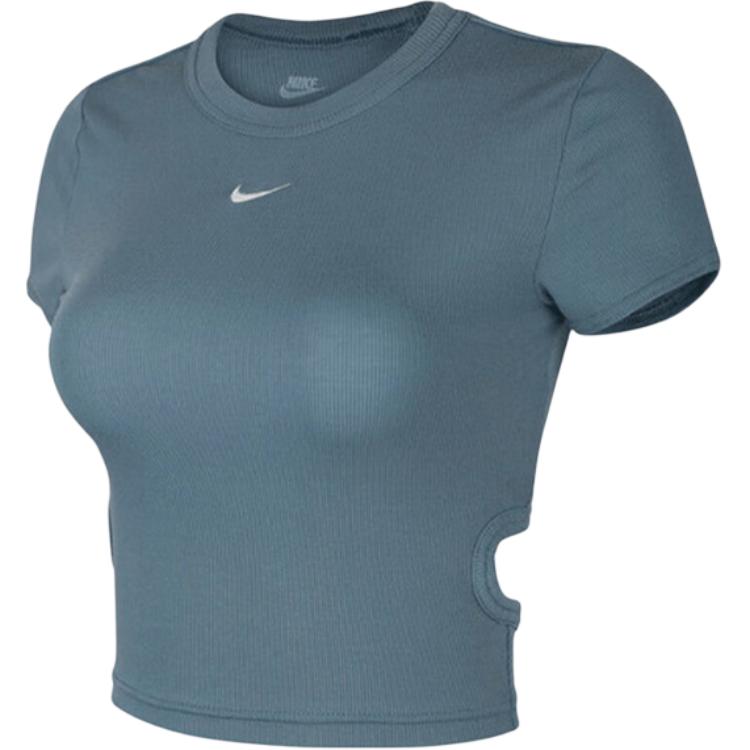 New Nike Crop Top Women's Dark Blue HJ0720-006