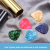 4pcs 60MM High Stainless Steel/Glass Guitar Slides Bars + 3 Guitar Picks(Random Color) Finger Slides for Guitar Bass Banjo Ukule