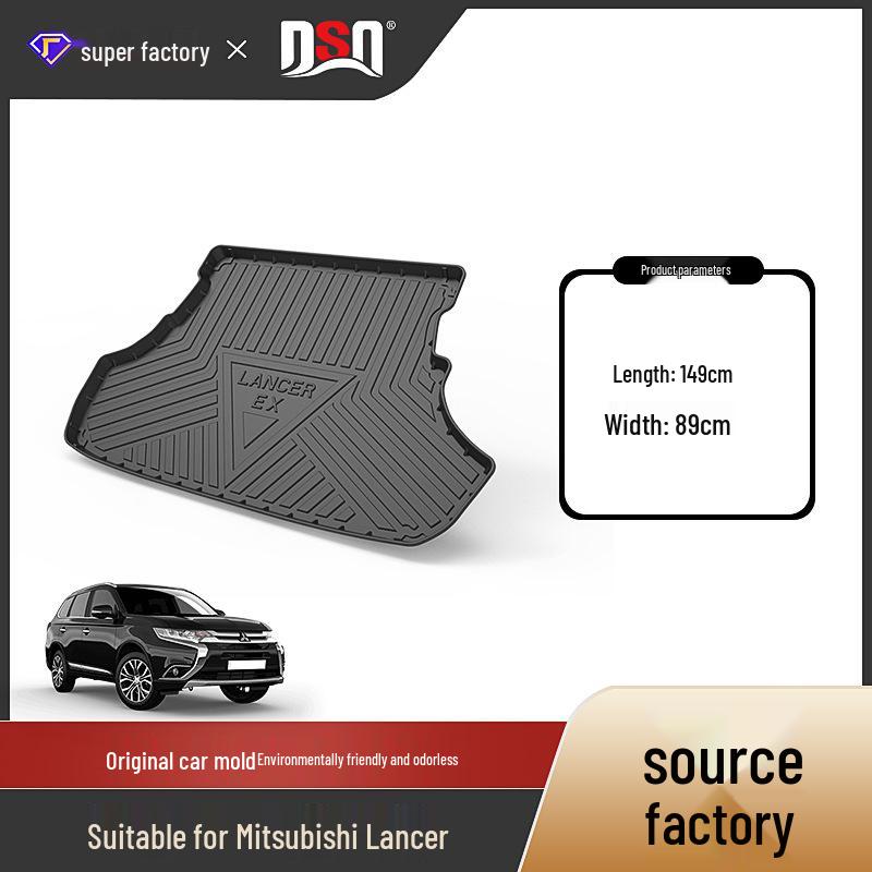 Mitsubishi ASX, Lancer, Eclipse Cross, Pajero V93/V97 Waterproof TPE Trunk Mat
