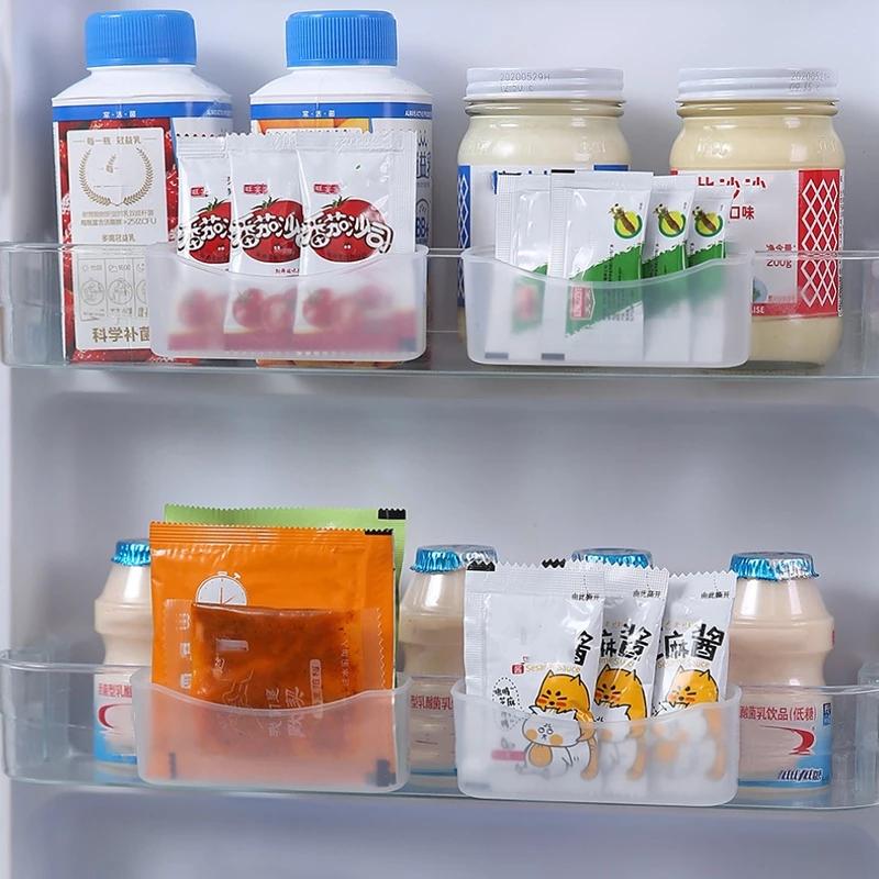 Refrigerator Storage Rack Storage Box Storage Holders Kitchen Organizer Adjustable Kitchen Fridge Freezer Shelf Holder Organiser