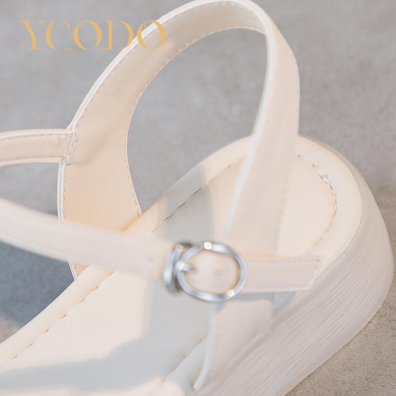 2023 студенческие летние сандалии на плоской подошве из натуральной кожи — фото 7