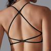 Damen High-Elastic Kreuzrücken Sport Yoga BH