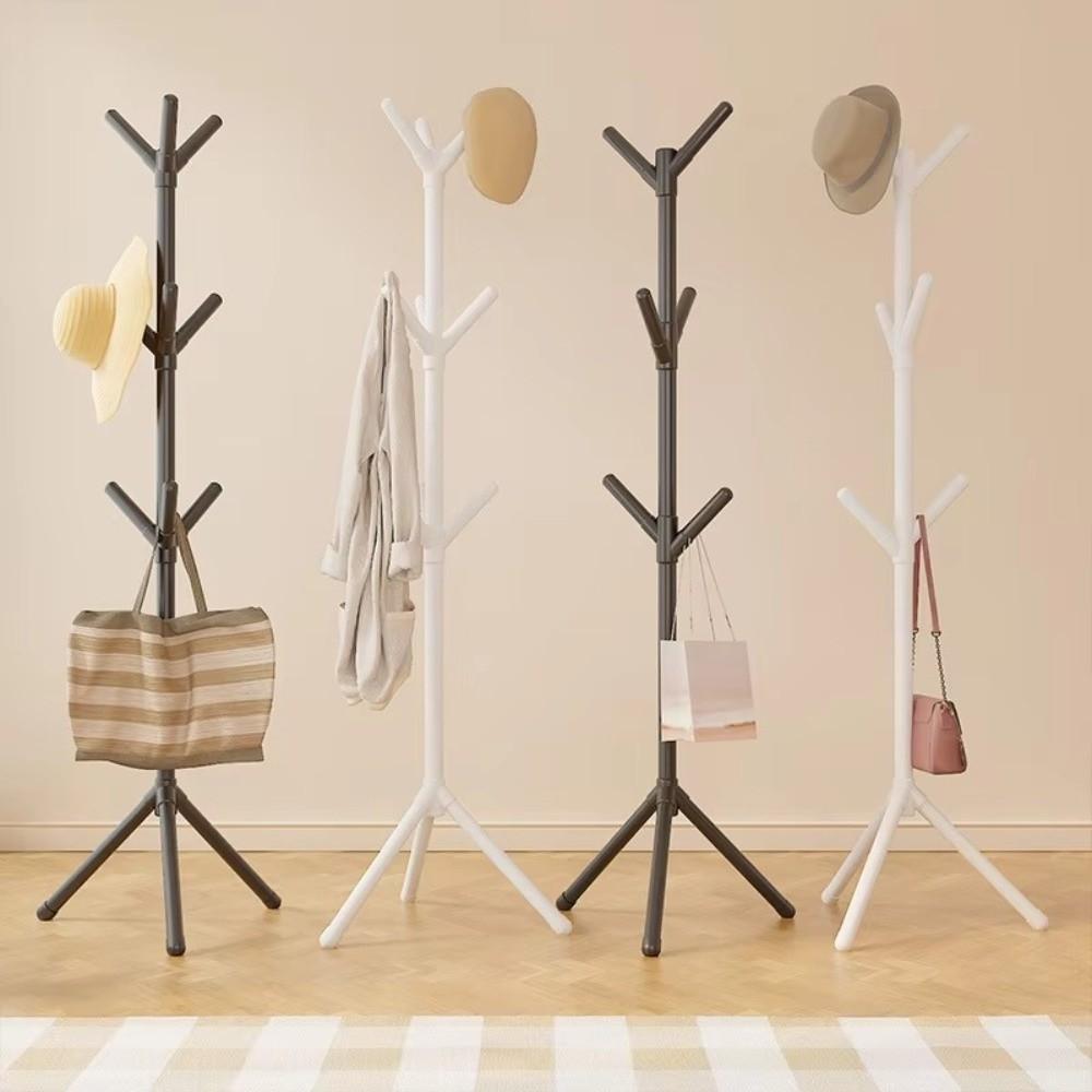 Household Coat Hanger Freestanding Coat Hanger Stand Simple Clothes Rack For Hall & Living Room