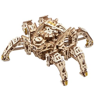 Ugears Hexapod Explorer 70158 Puzzle en bois sans colle ni outils Instructions d'assemblage 3D incluses, requis, Puzzle,