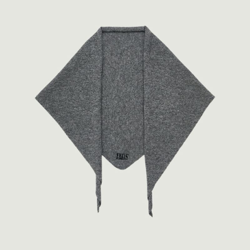 

grove 25FW ELENA KNIT SCARF (CHARCOAL) CHARCOAL