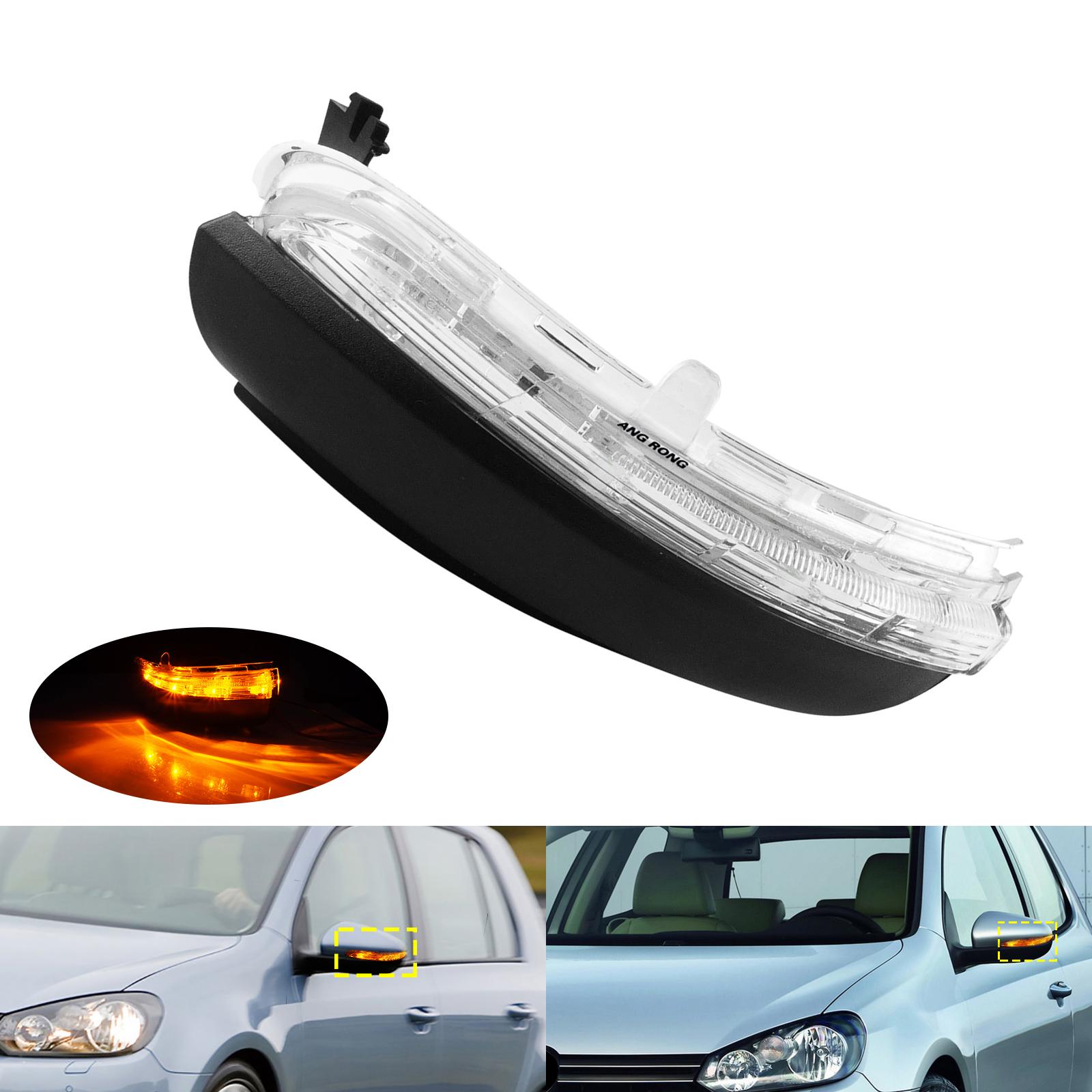 

Left Side Wing Door Mirror Indicator LED Signal Light N/S For VW Golf MK6 Touran Left