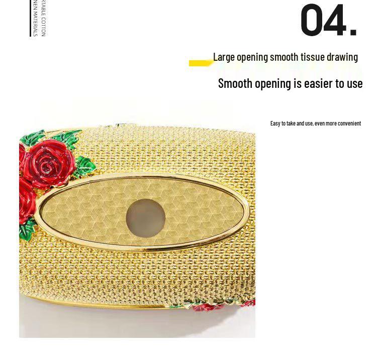 High-End Acrylic Waterproof Tissue Box for Living Room, Office, or Dining Table