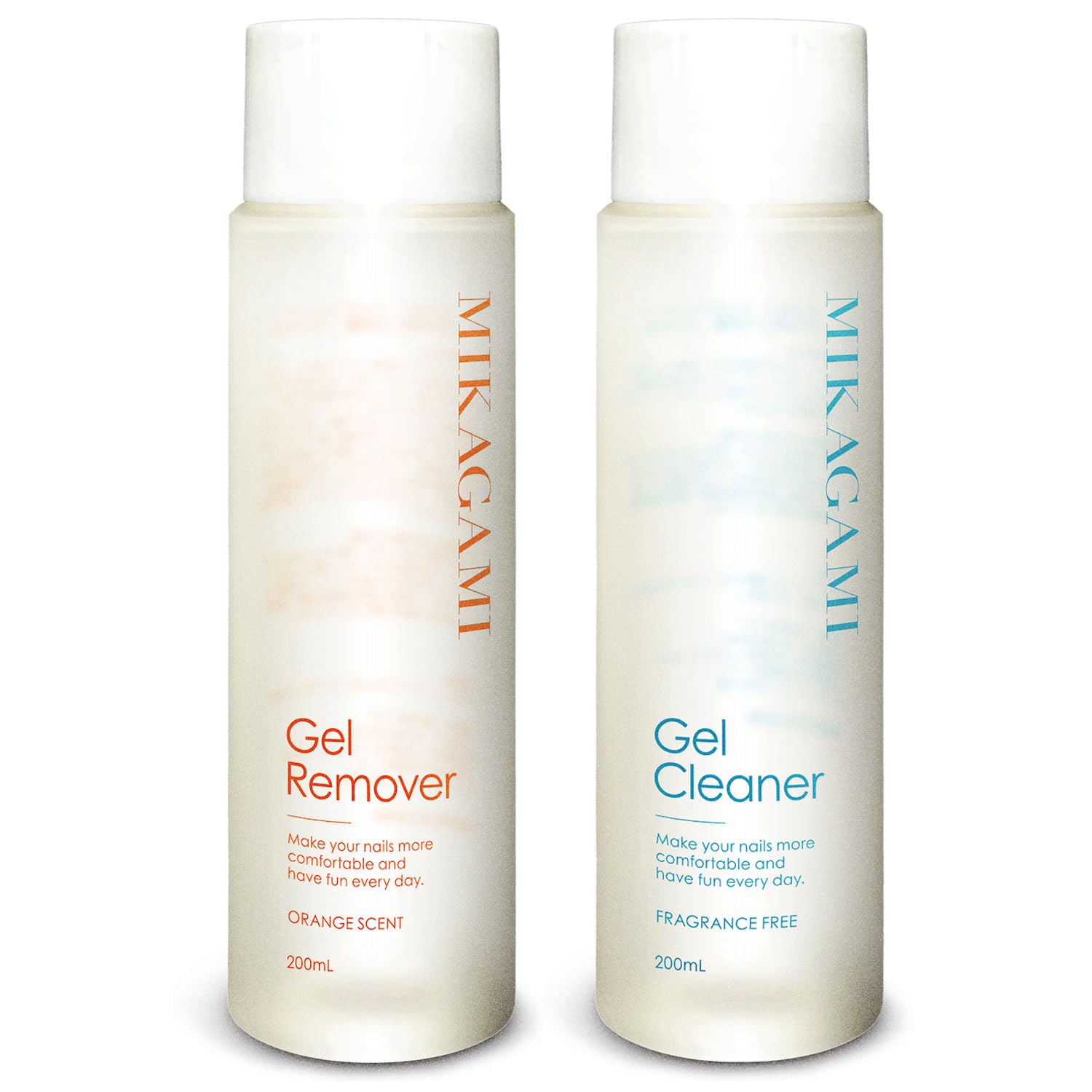 MIKAGAMI Gel Remover Gel Cleaner Nail Polish 200mL of (Set 2)