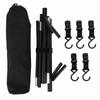 Aluminum Alloy Triangle Storage Tripod Multifunction Cookware Hanger Folding Hanging Rack  Picnic