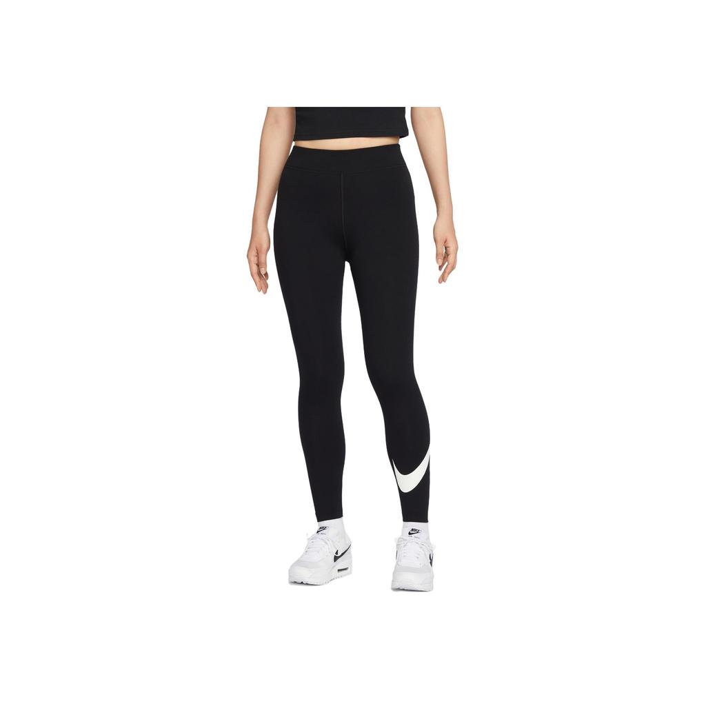 Nike High Waist Printed Casual Sports Leggings Women leggings Black DV7796-010