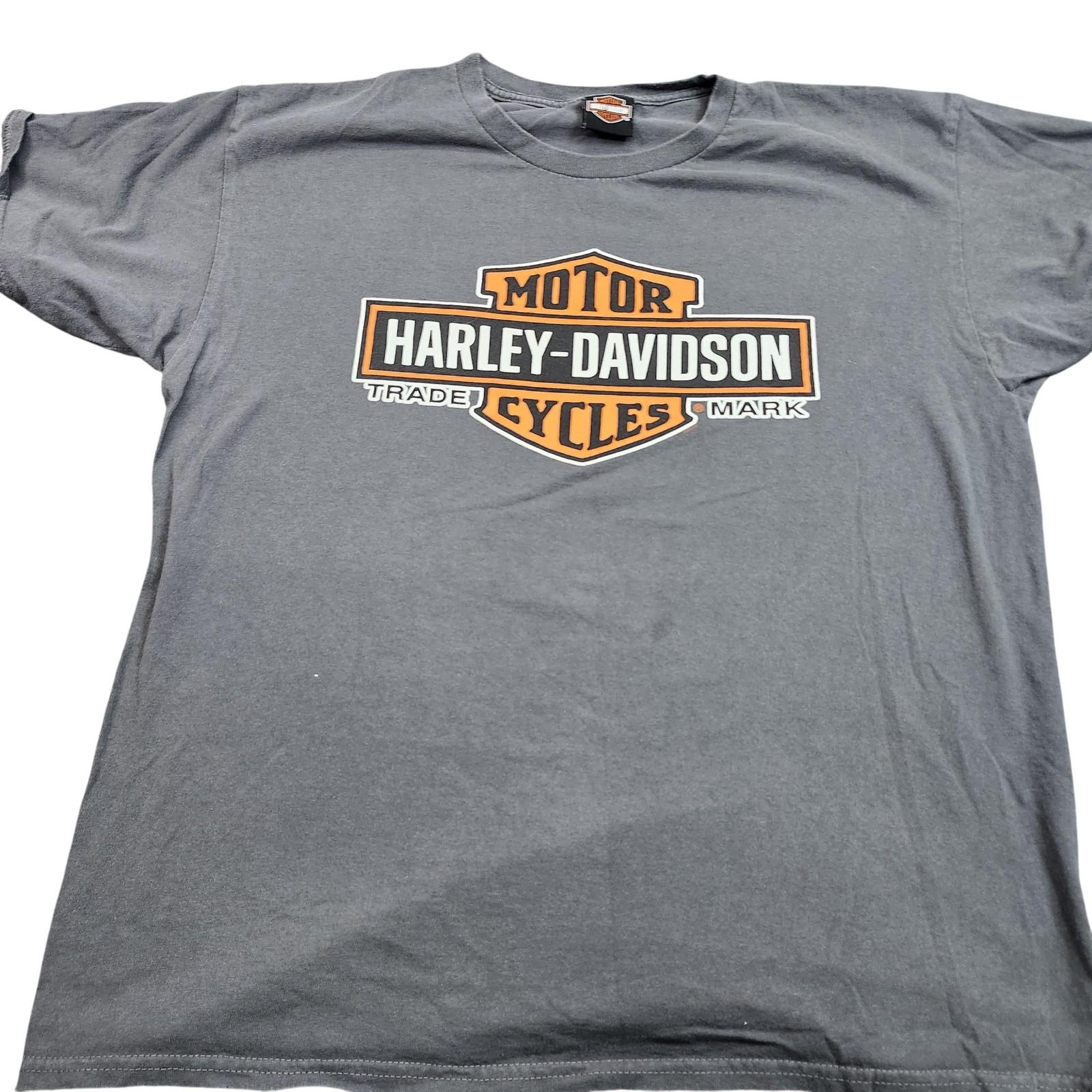 Harley-Davidson Shirt Mens XL Gray Wisconsin Oconomowoc Motorcycle Graphic Tee Unisex T-Shirt XXXXL