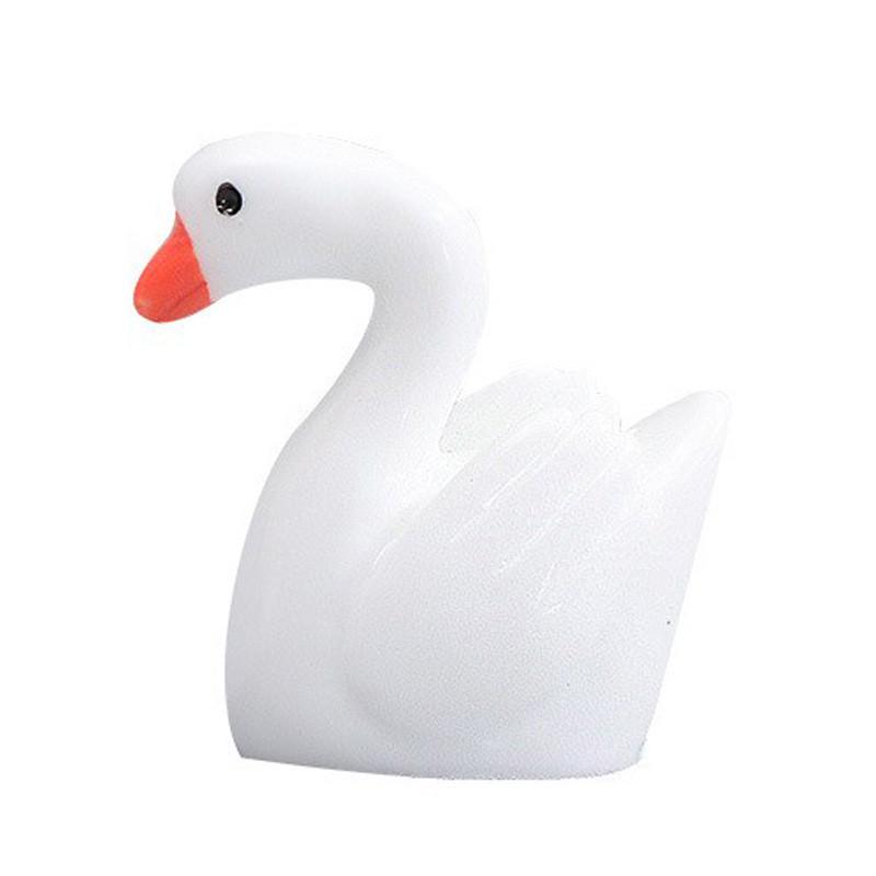 Charming Resin Swan Figurine For Miniature Gardens And Succulent Decorations