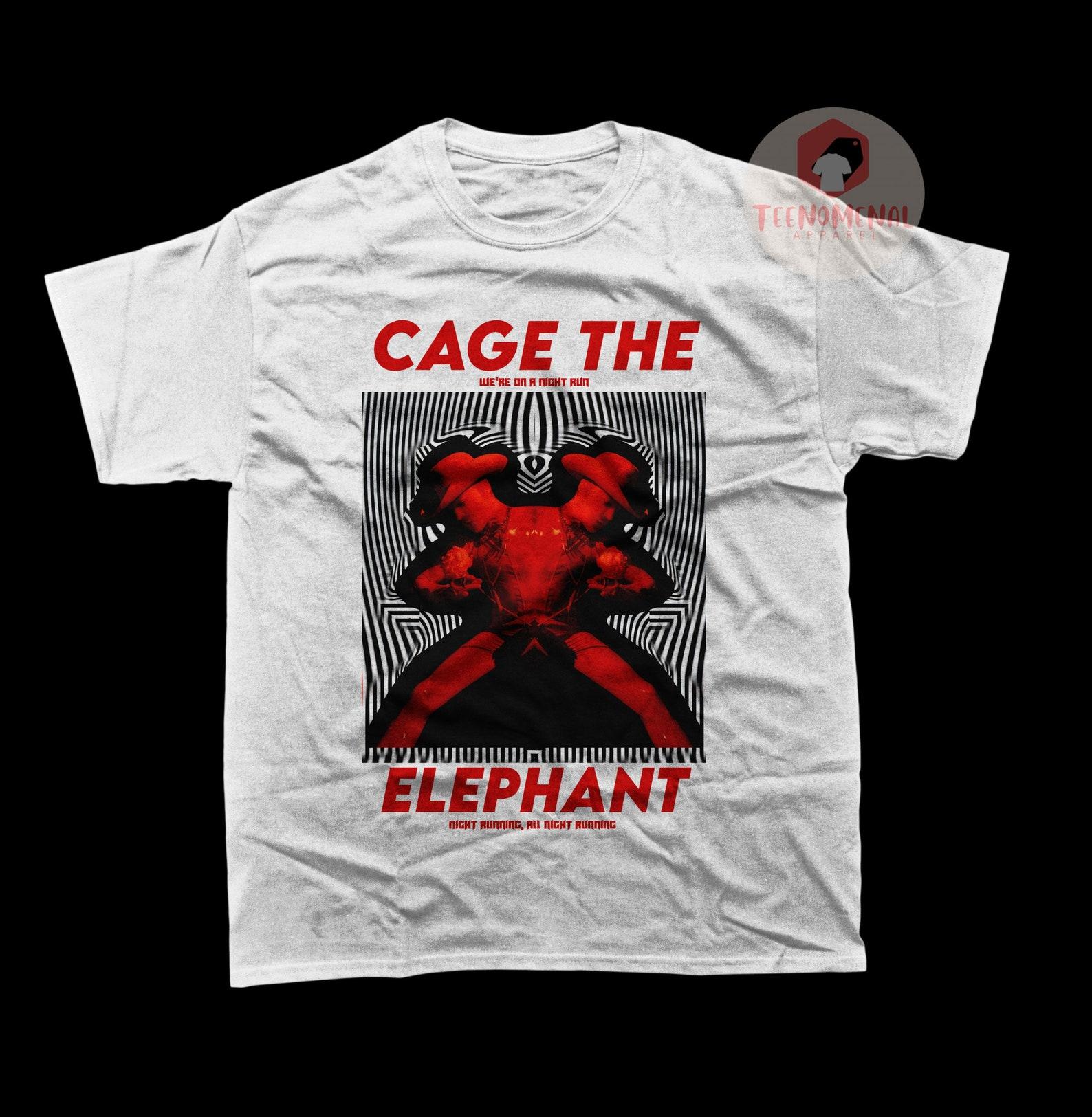 Cage The Elephant Unisex T-Shirt - Social Cues Album Tee - Rock Music Band Shirt - Printed Music Merch For Gift 4XL