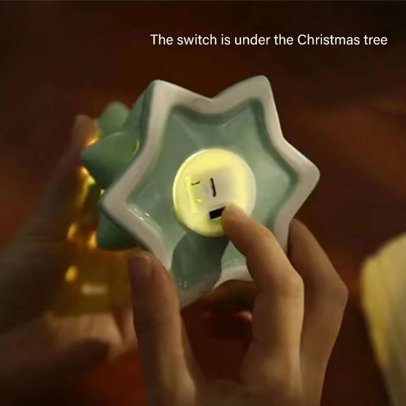 Durable Ceramic Star Ornament Delicate Ceramic Star Christmas Tree Decoration for Enhancing Holiday Accent