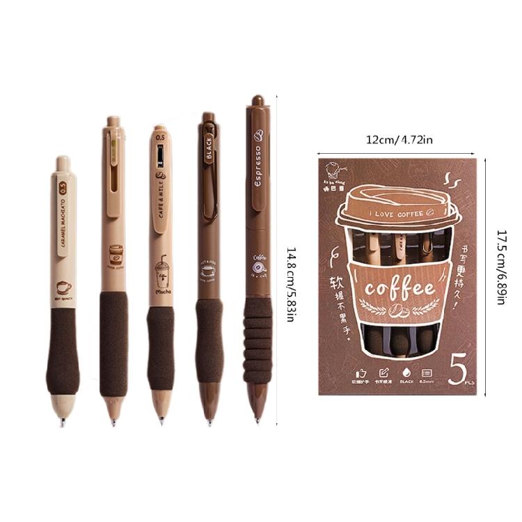 Ergonomic Grip Gel Pen 0.5mm, Student Writing Pen for Boy Girl Writing Drawing