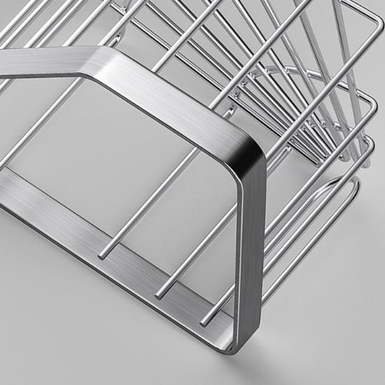 Kitchen Sink Caddy Corner Sponge Holder Stainless Steel Sink Organizer