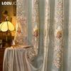 1PC LOZUJOJU European Style High-end Tulle Embroidered Sheer Curtains for Living Room Bedroom Balcony Window Home Decor