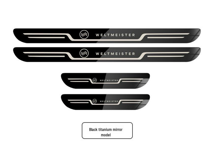 Weltmeister Car Sill Strips: Fit for E.5, EX5, W6, EX6 Models – Original Modification Welcome Pedals