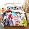 Anime Technoroid Overmin Bedding Set Duvet Cover Bed Set Quilt Cover Pillowcase Comforter King Queen Size Boys Adult Bedding Set