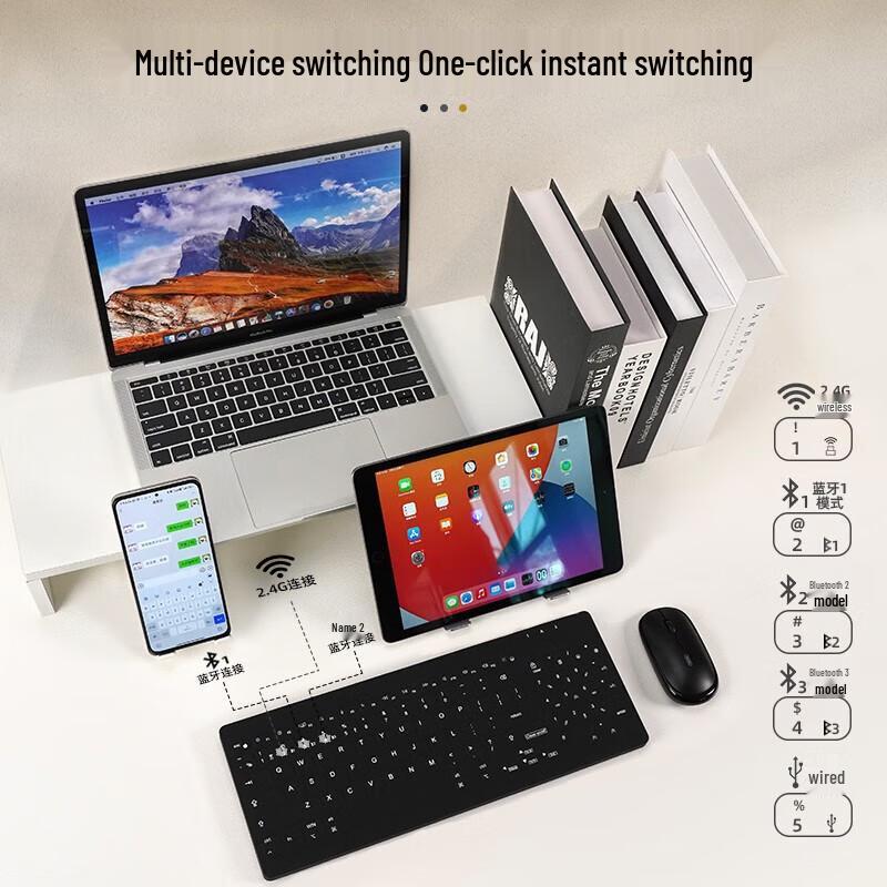 Double Shell C96 Tri-Mode Silent Waterproof Keyboard