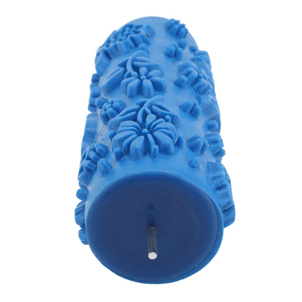 Pattern Paint Roller 15cm Rubber Reusable Versatile Decorative Art Texture Roller for Wall Door Cabinet