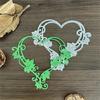 Flower Heart Cutting Dies Scrapbooking Stencils Carbon Steel Dies Cut Stencils for Card Making Photo Album Decoration