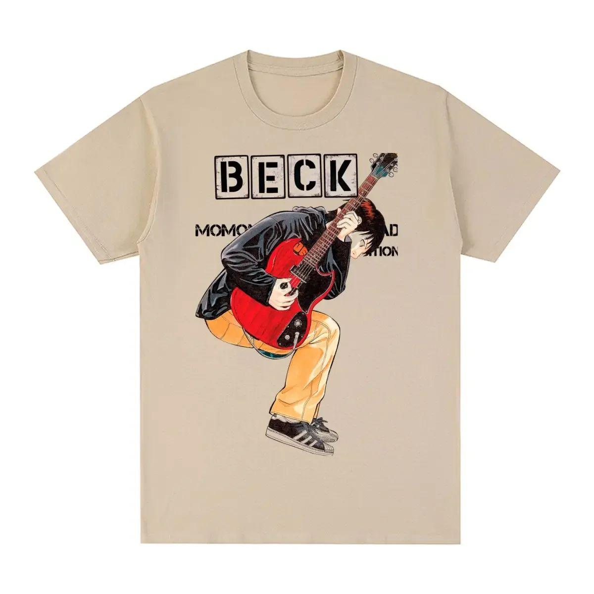 

Summer New Popular Singer Basic Tees BECK Vintage Y2k Women Tshirt Print Cotton Streetwear Casual Loose T Shirt Unisex Tops 4XL