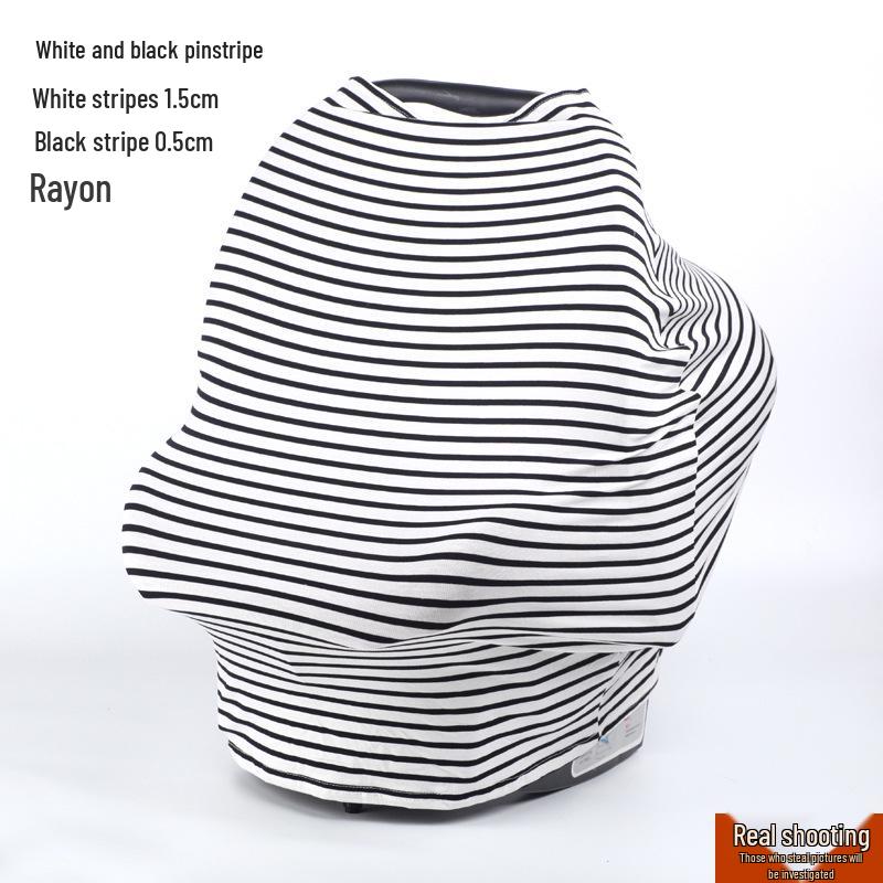 Nursing Cover & Scarf: Anti-Exposure Breastfeeding, Stroller & Shopping Cart Cover.