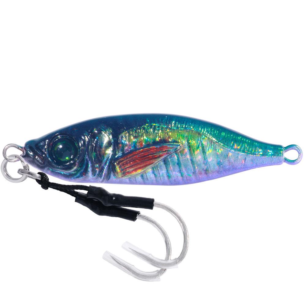 30G 40G 60G 80G Metal Jig Candy Casting Lead Bait Jigging Bait Slow Pitch With Assist Hooks Jigs Lure