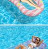 Inflatable Summer PVC Floating Bed with Sunshade and Backrest