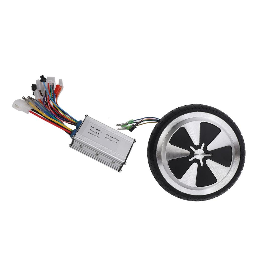 24 36V 350W Controller Rubber Aluminum Alloy Low Noise 6.5inch Hub Motor Wheel for Balance Bicycle