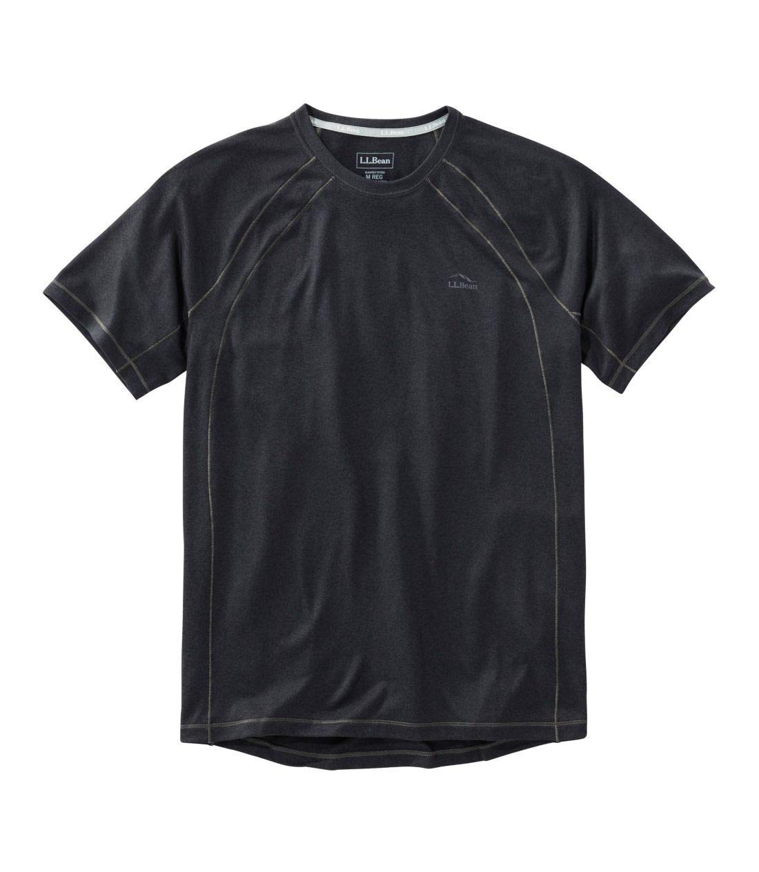 

Quick Dry Trail Tee Short Sleeve US Fit Regular Size S Black 1000030697 L.L.Bean Men s T-Shirt L.L.Bean чёрный