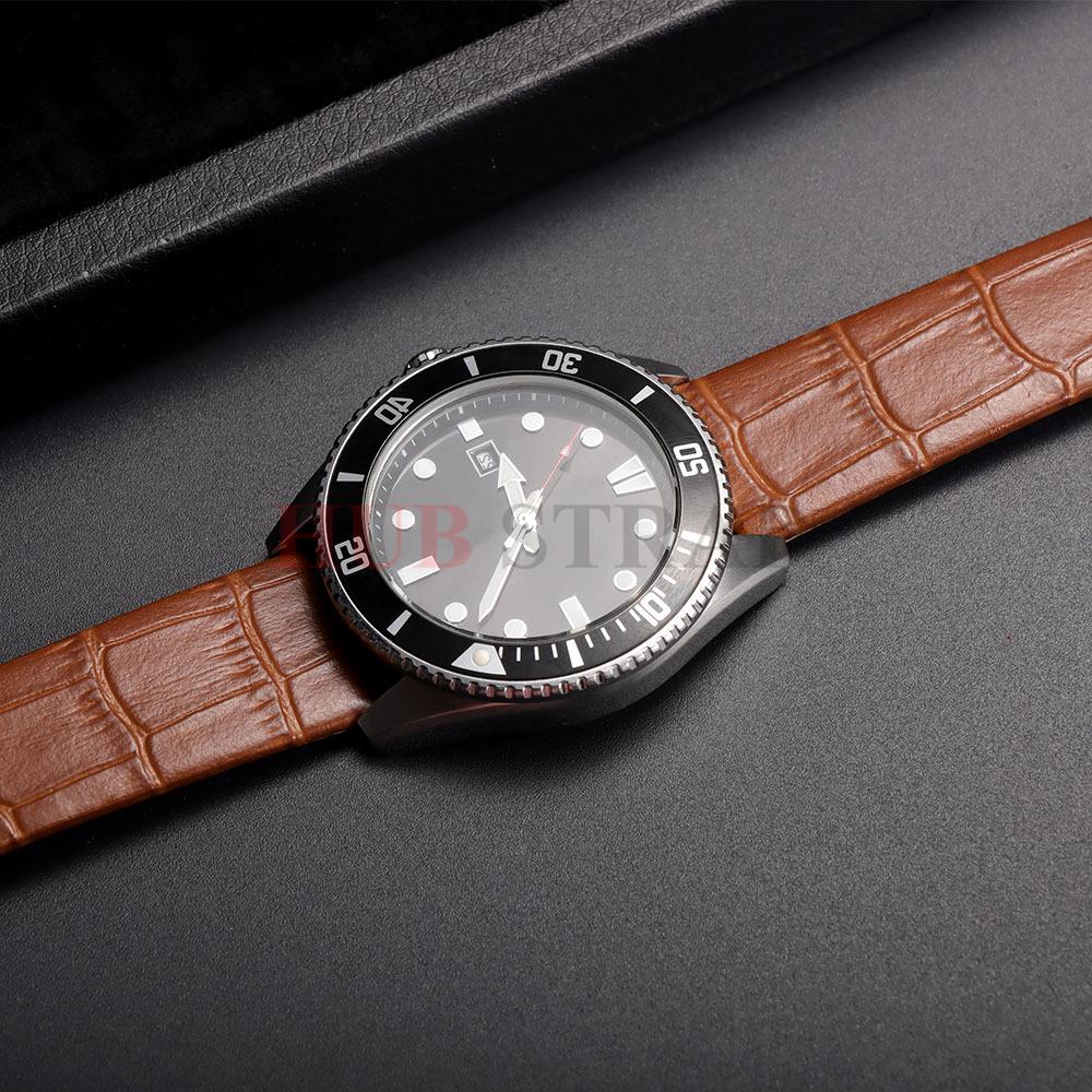 12mm 14mm 16mm 18mm 20mm 22mm Cowhide Watch Strap Universal Watchband for Women Men Solid Buckle Black Brown Watch Accessories