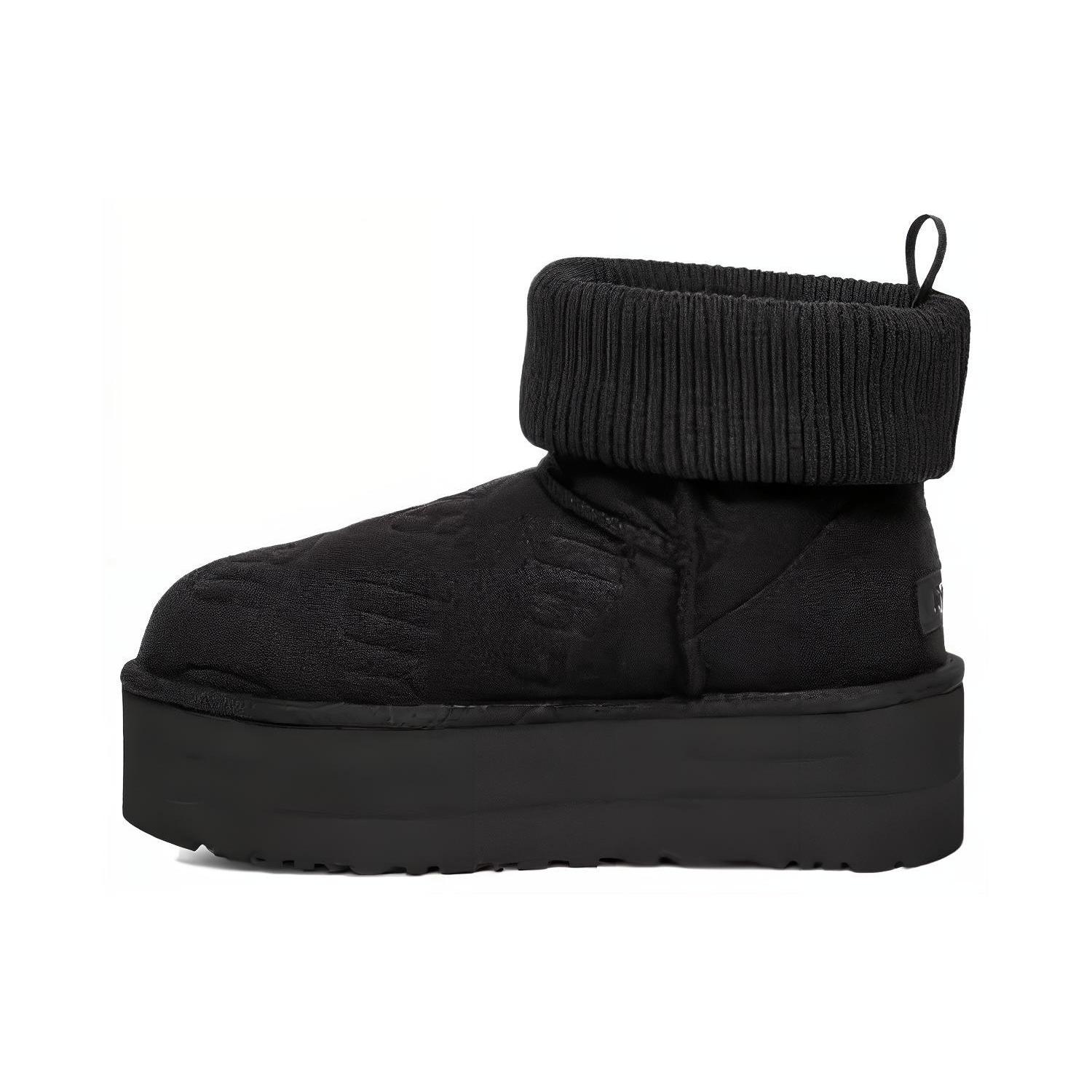 

Новые UGG Classic Mini Platform Войлочные Ботинки Черные Женские 1144047-BLK 39