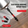 4/10Pcs Electricians Impact Screwdriver Bit Set 65mm 110mm Slotted Heads 1/4 Inch Hex Shank CNC Machined Metal Cross-Slot Screw Driver Drill Bits Kit
