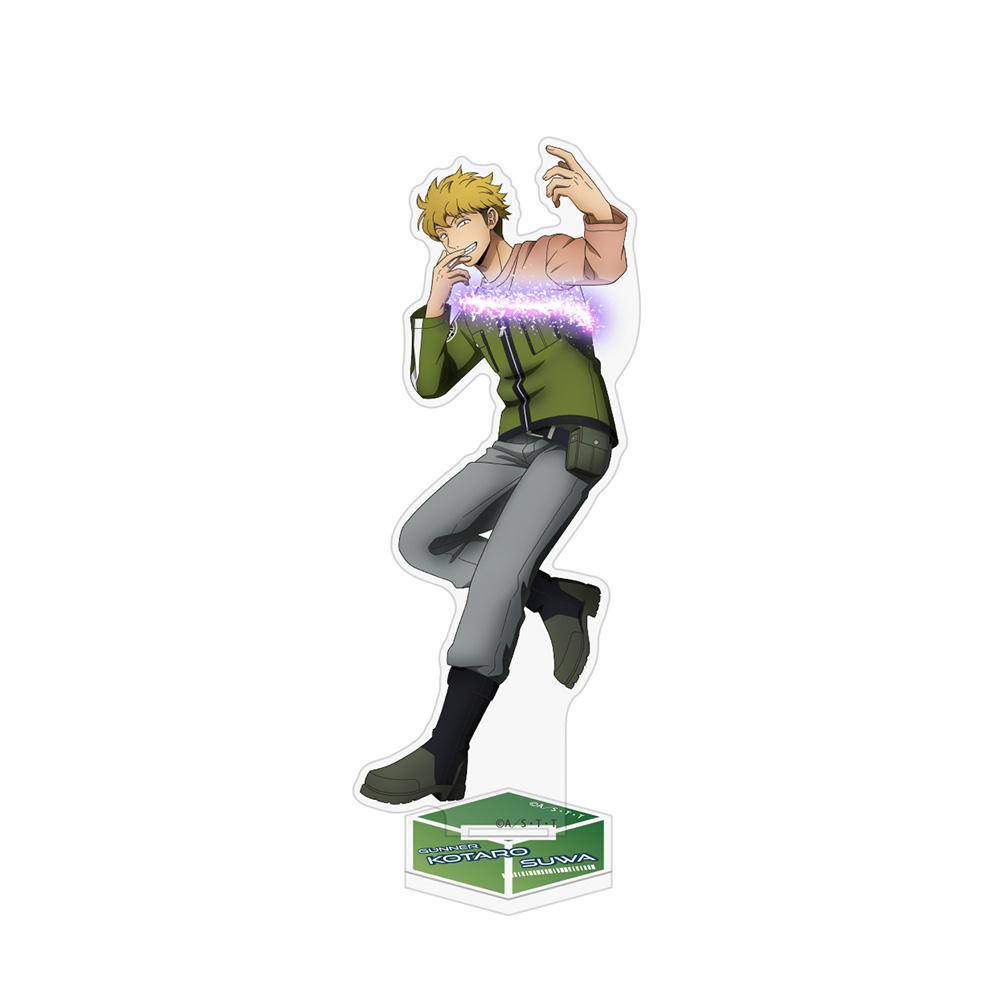 

World Trigger Tetsuji Arafune Kotaro Suwa Kazuaki Oji Takuma Yuba HD Acrylic Stand Desktop Decor anime goods desk ornament Gifts 15 cm