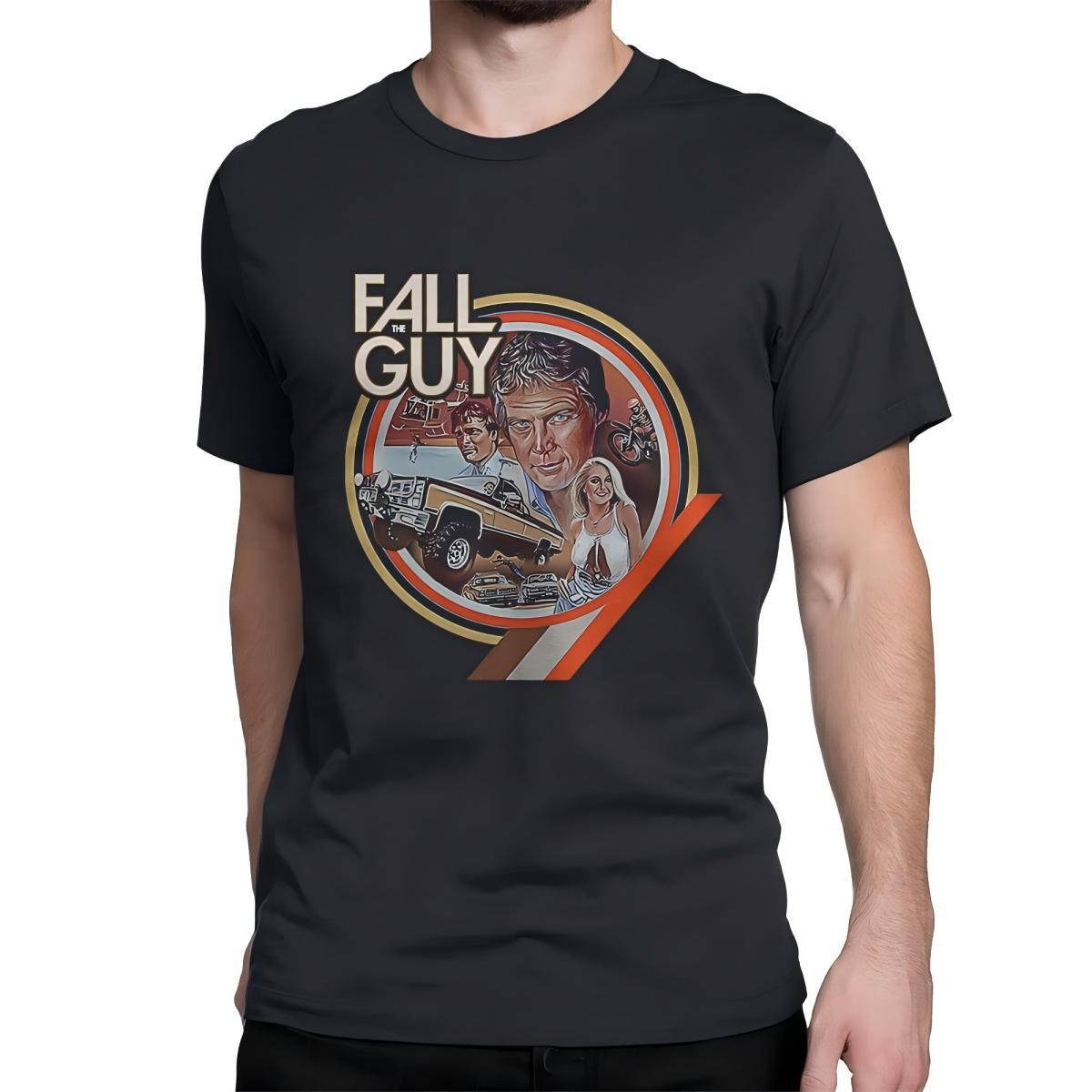 The Fall Guy Retro TV Poster T-Shirt 3XL чёрный