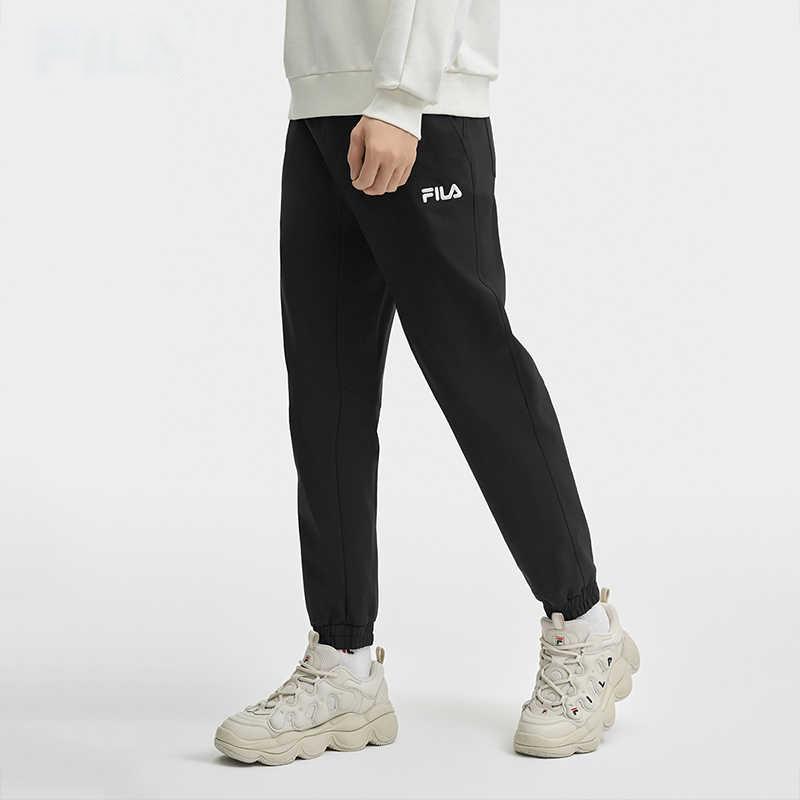 New FILA Casual Pants Men's Jet Black F11M449806FBK