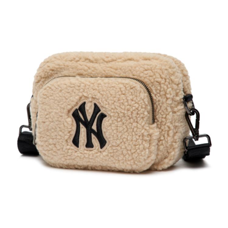 New MLB Polyester Camera Bag, Shoulder Bag, Crossbody Bag, Fanny Pack Regular Unisex Coffee 3ACRS0316-50SAS